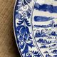 Large plate Delft Blue