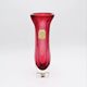 Murano Vase Fratelli Toso Chambord Sommerso Red Labelled 35cm