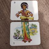 Vintage card game Tops and Tails around the World