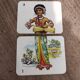 Vintage card game Tops and Tails around the World