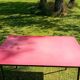 Table and its four chairs in Red formica