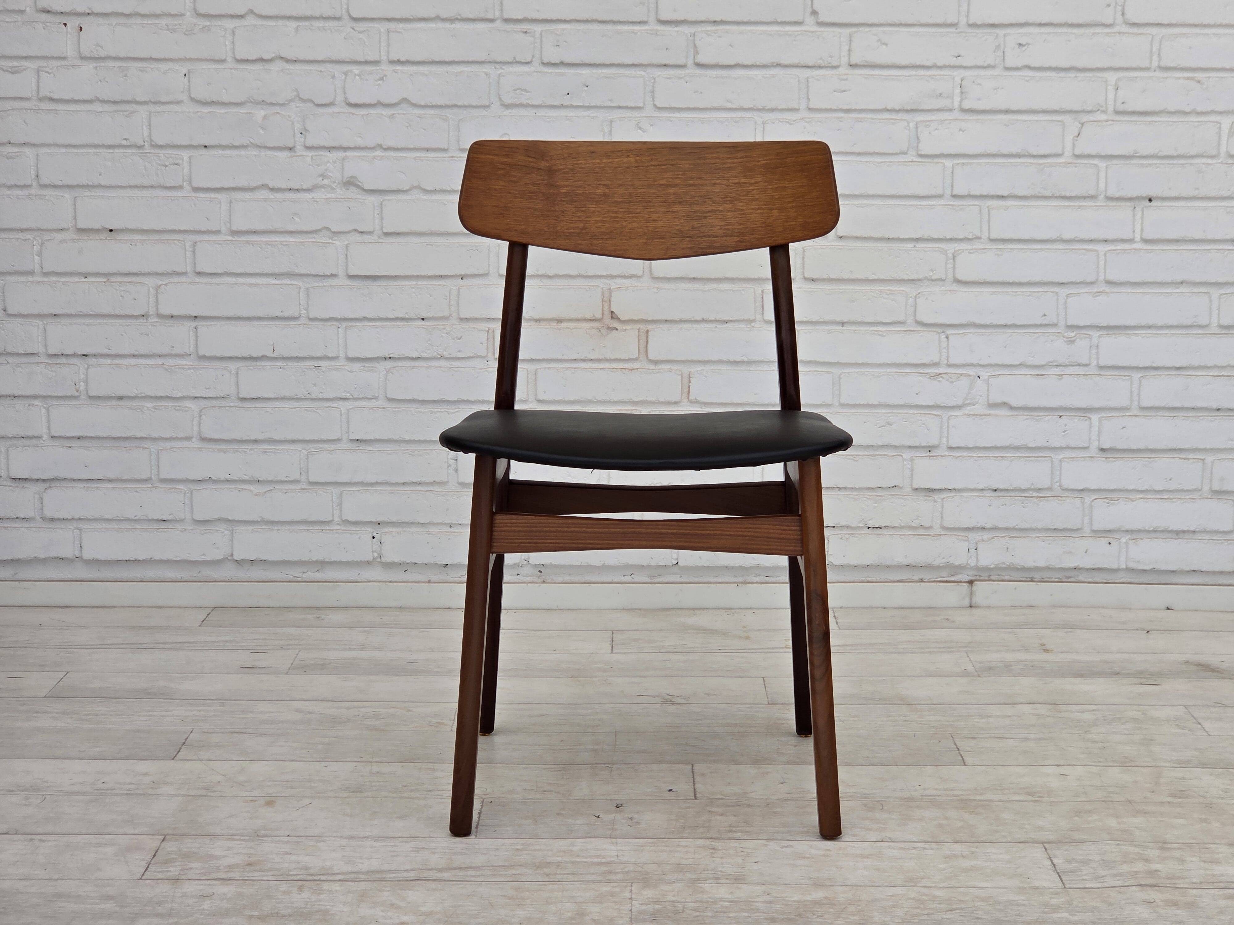 1970s, set of 4 Danish dining chairs by Findahl Møbelfabrik, teak wood.