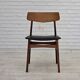 1970s, set of 4 Danish dining chairs by Findahl Møbelfabrik, teak wood.