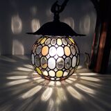 Retro wall light - Globe colored cloisonné glasses. - 1950-60