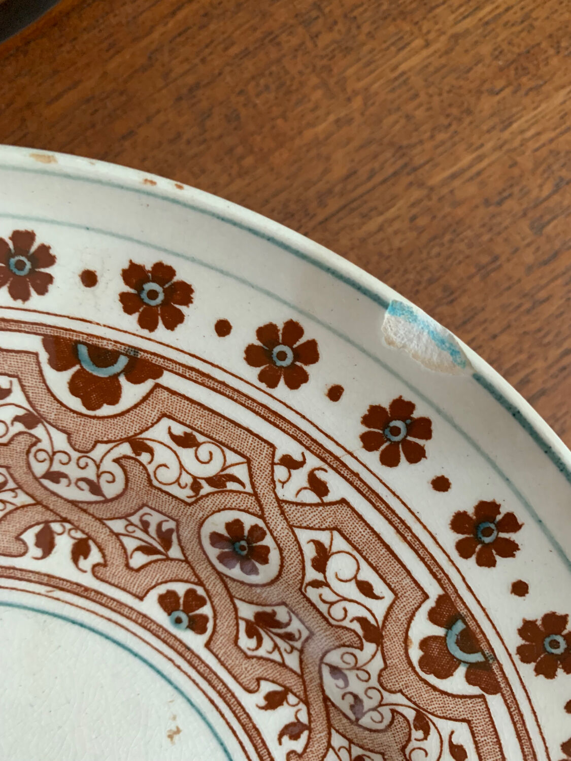 Plate foot shower - Henri II Longwy