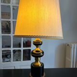 Lampe delmas noire et or
