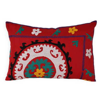 Vintage embroidered cushion cover 41x61 cm