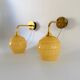 Vintage wall lamp with pull switch