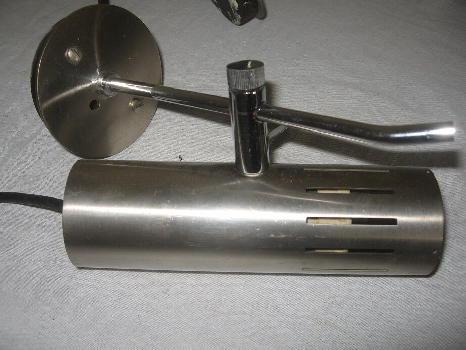 Set of 3 wall lamps Alain Richard 1960