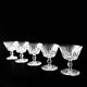 "Pyramid" crystal liquer glass designed by Fritz Kallenborg for Kosta Boda Sweden mid-century. Price