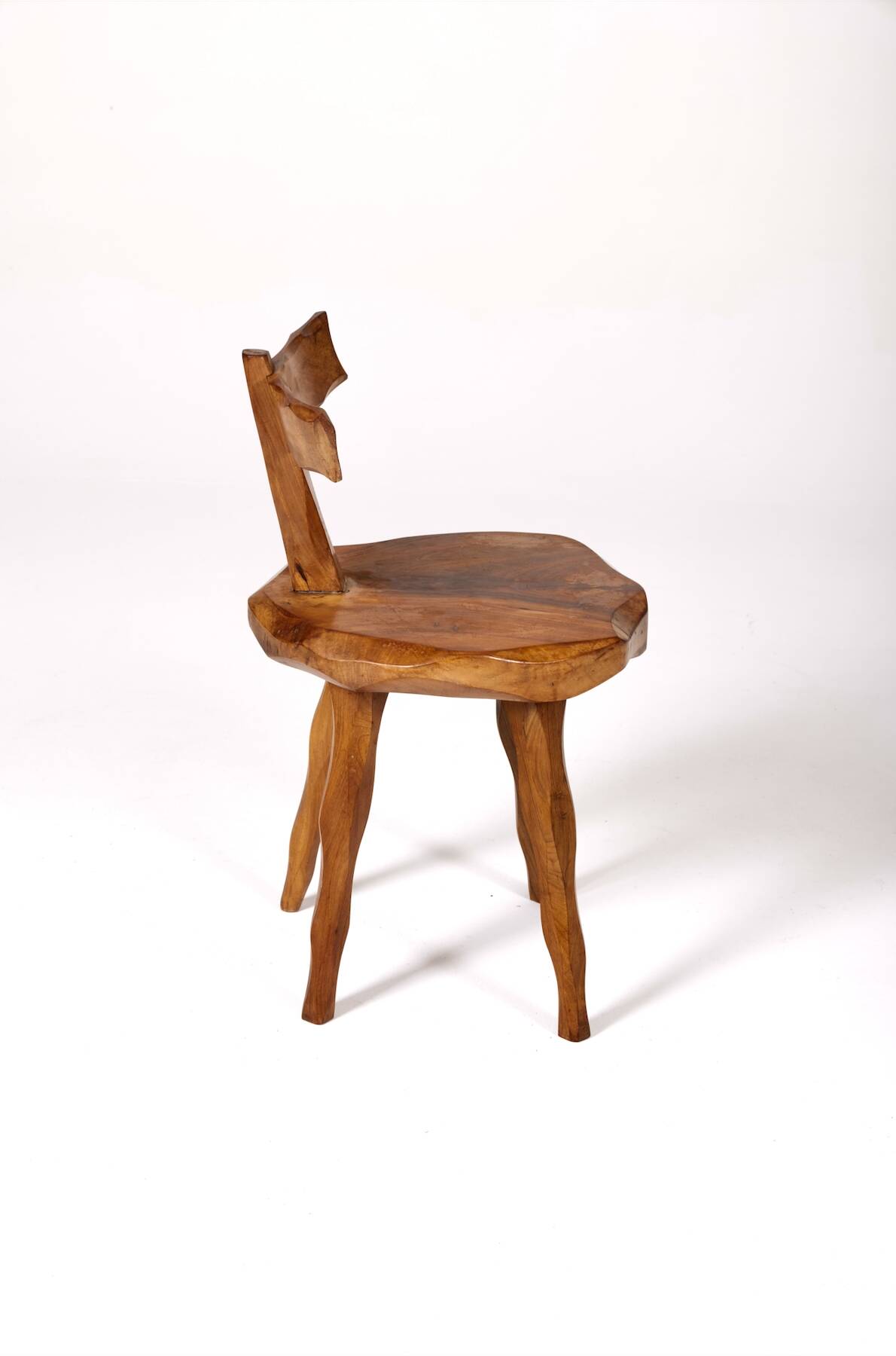 Butalist chair in olive tree, 1960s