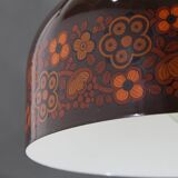 1970s Pendant Lamp with Floral Motiv, Czechoslovakia
