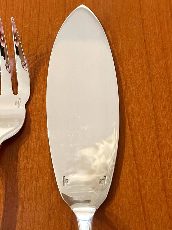 2 couverts de service à poisson Christofle modèle Cluny