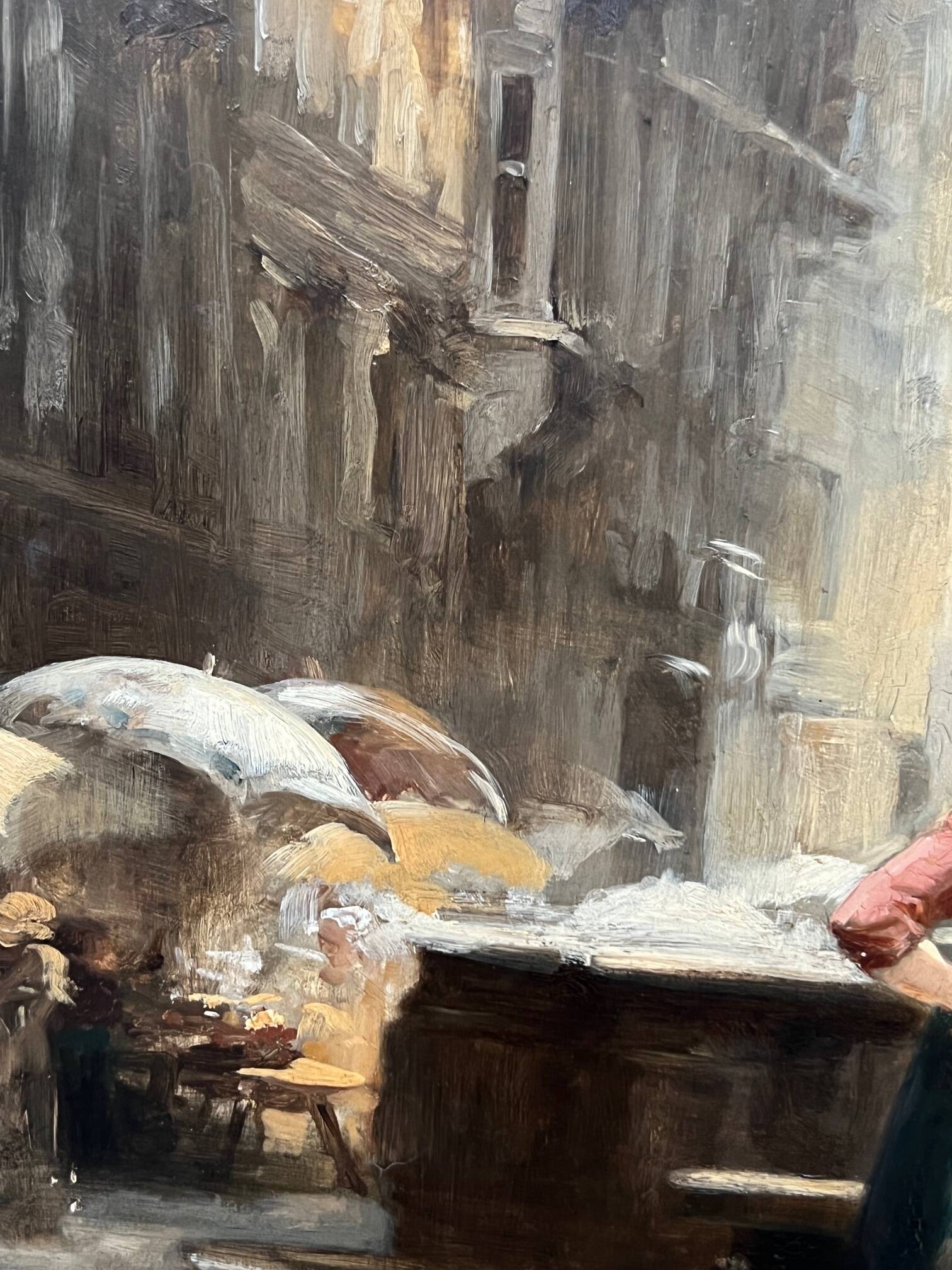 Painting "Girls at the fountain".