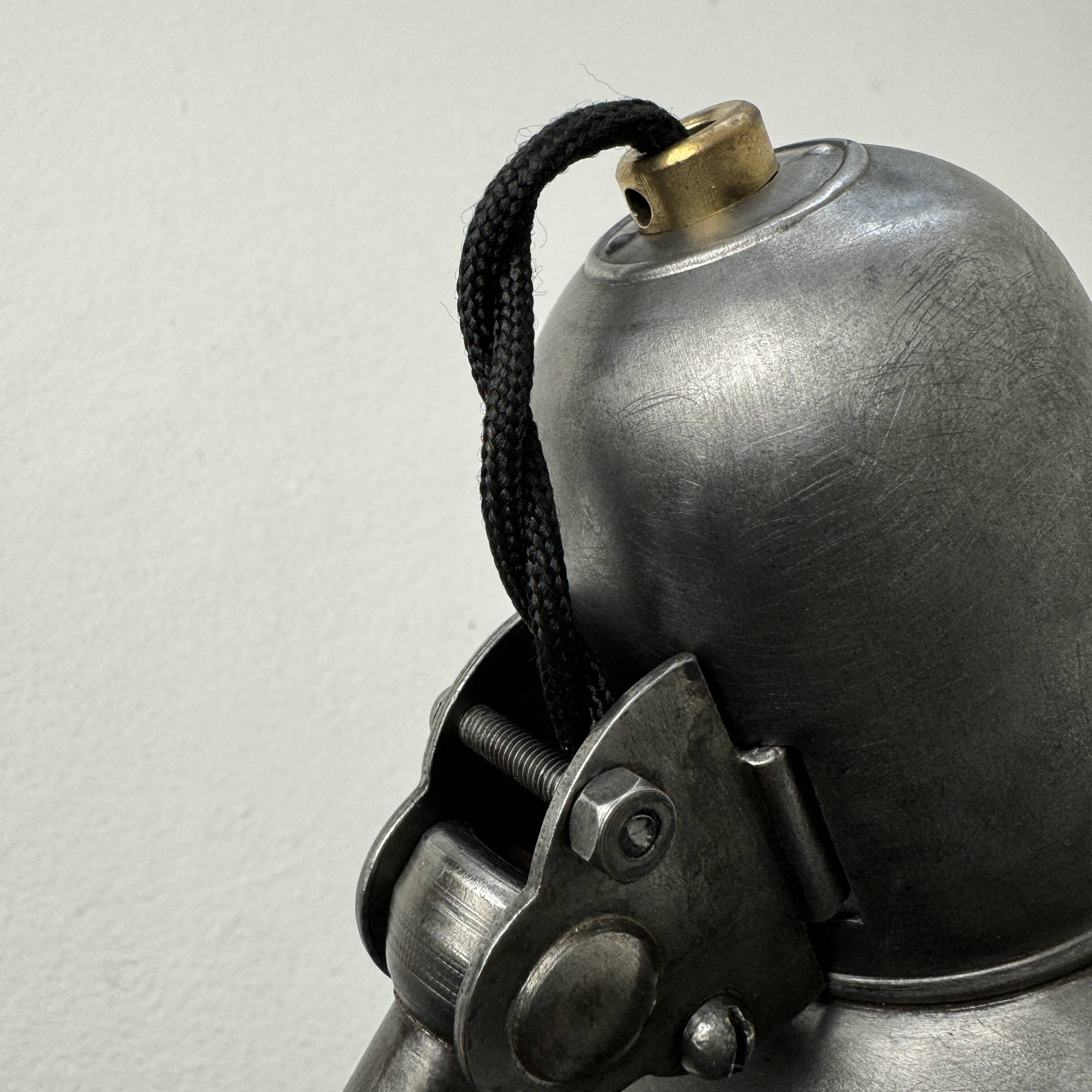 Antique bauhaus accordion wall lamp