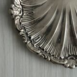 round plate shell decoration silver-plated