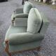 Fauteuils bergère style LOUIS XV en velours