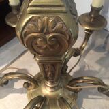 Lustre en bronze style louis XVI