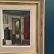 Original Swedish Oil on Canvas – 'Kitchen II' by Osvald Rasmussen – Signed – Vintage and Framed – 41 × 37 cm (16.1" × 14.6")