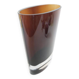 Murano crystal vase, mid-20th century