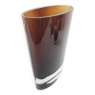 Murano crystal vase, mid-20th century