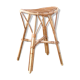 Tabouret haut en bambou années 50