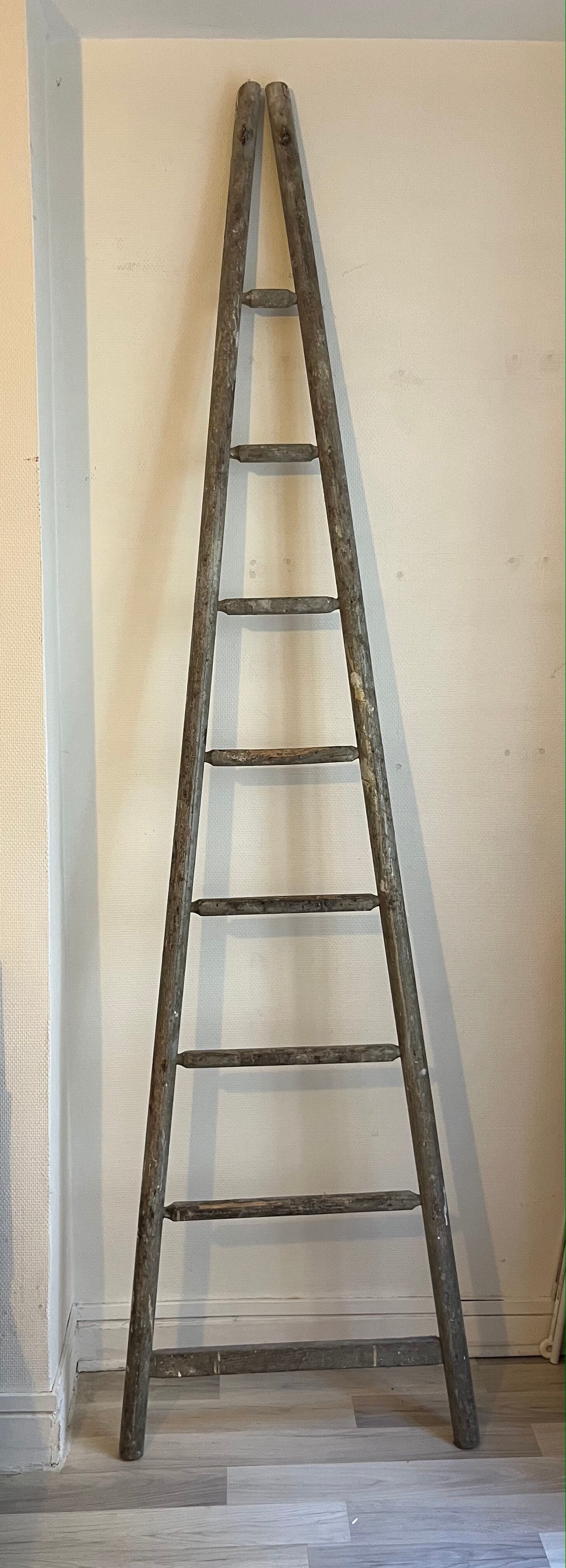 Old wooden ladder