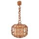 Handmade bamboo and rattan suspension from the 1960s, France.