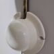 Vintage enamel wall sconce