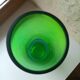 Green Murano vase
