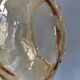 Series of two lampshades, vintage amber glass globes