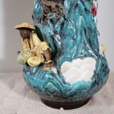 Vase Characters in relief