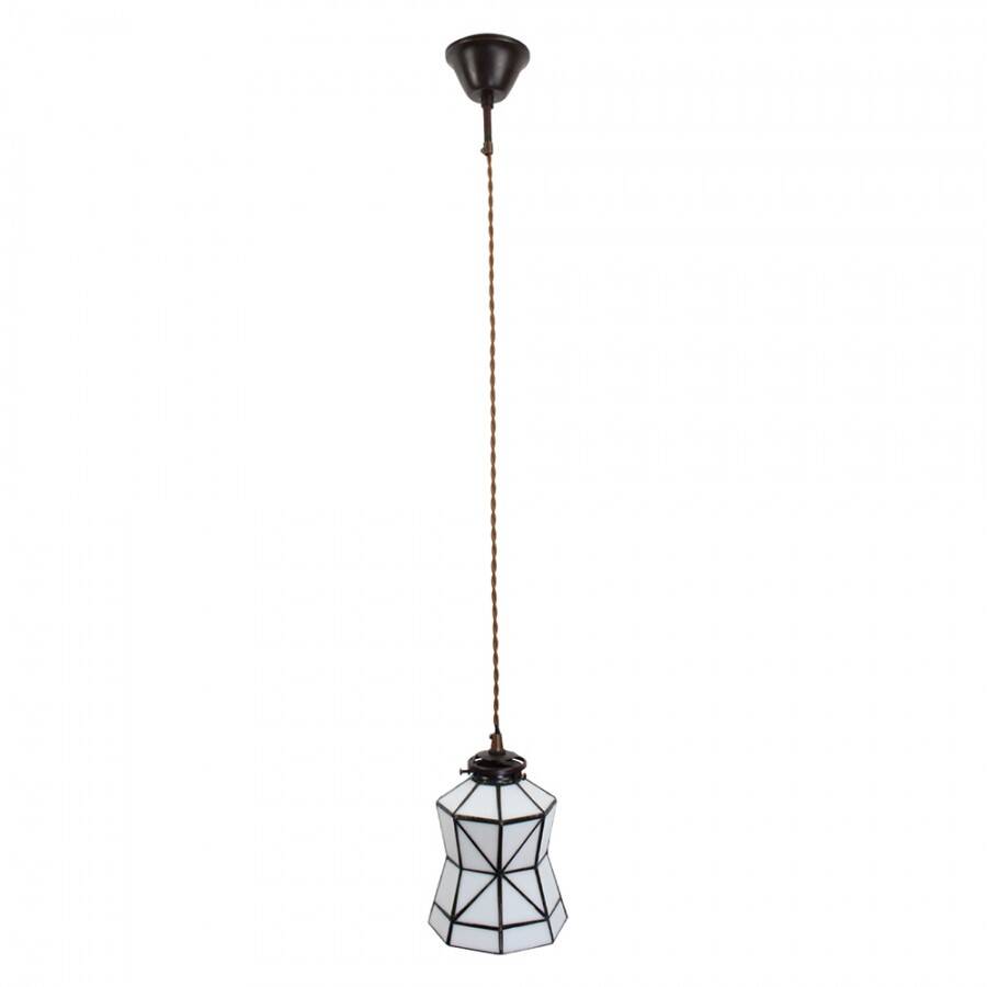 Lampe à suspension Tiffany à boucle