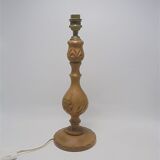 Wooden lamp foot