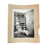 Original photo of furniture by Bruno Mathsson / Sweden - 1945