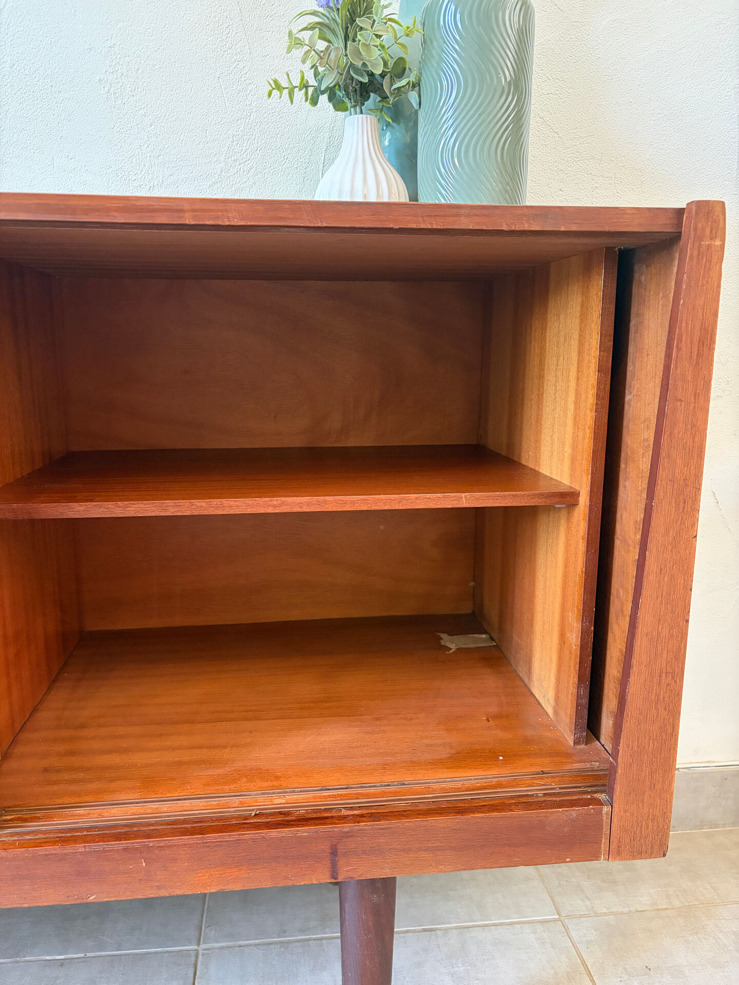 Vintage teak enfilade from the 1960s.