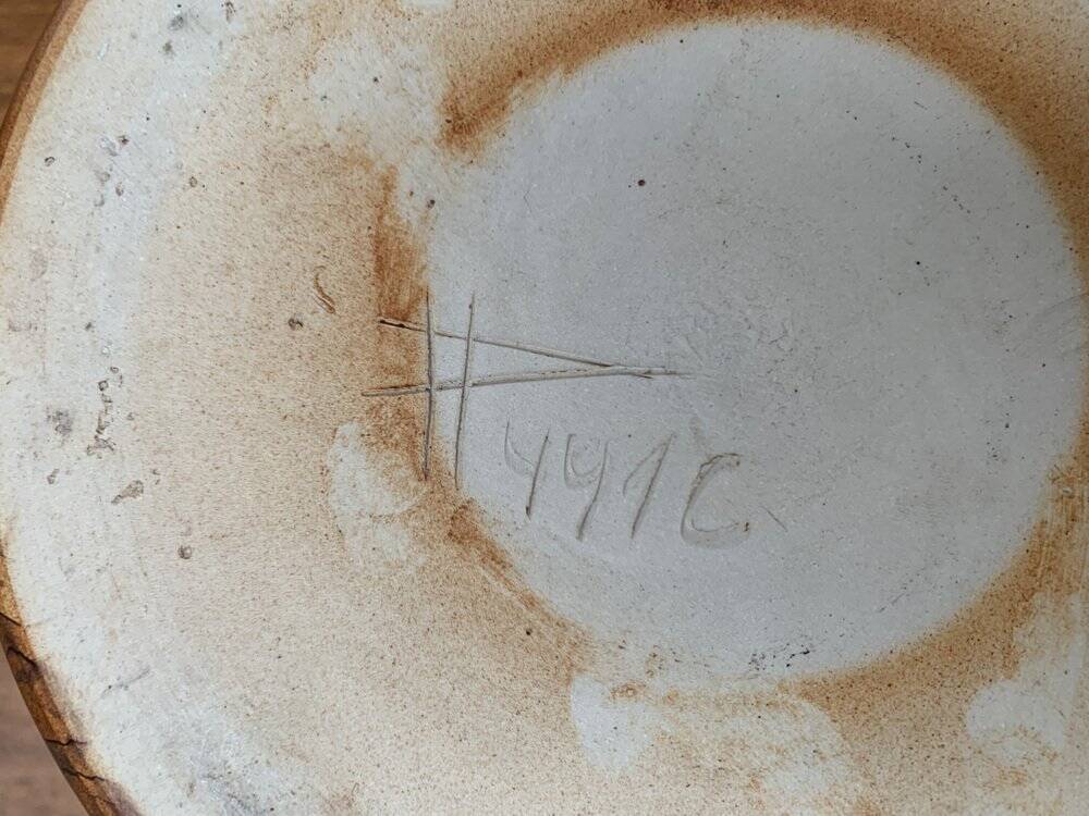 Large Vase Carafe of German Studio Pottery from the Mid-Century by Heinz Theo Dietz, 1960s