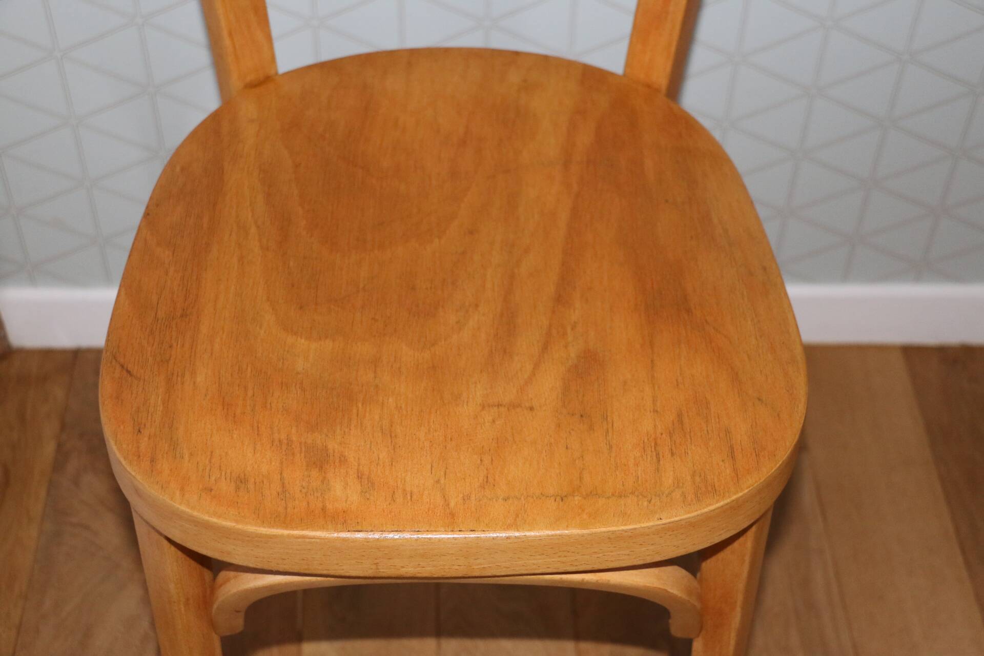 Set of 4 Baumann No. 30 chairs with wide back