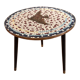 Table ronde en mosaïque