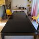 Table calligaris extensible métal/verre trempé
