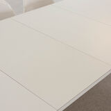 Extendable pedestal dining table by George Nelson for Herman Miller