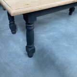 Old solid oak farmhouse table