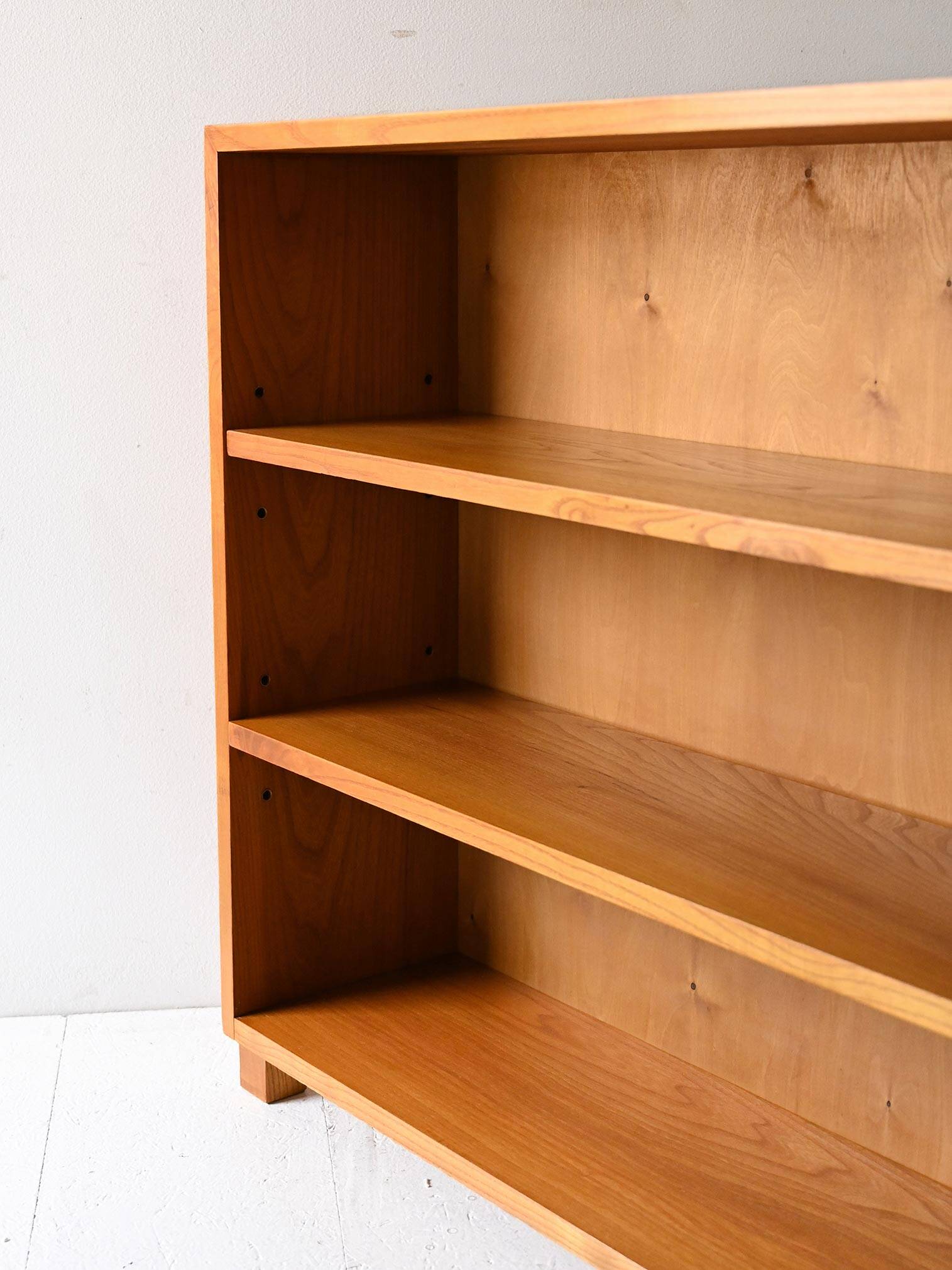 Vintage Scandinavian elm bookcase 1940s/50s