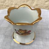 Limoges porcelain teddy bear egg cup