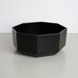 Black bowl Octime Arcoroc 80's