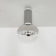 Set of 2 Large 1970s Modernist Flush Lamps by Motoko Ishii for Staff