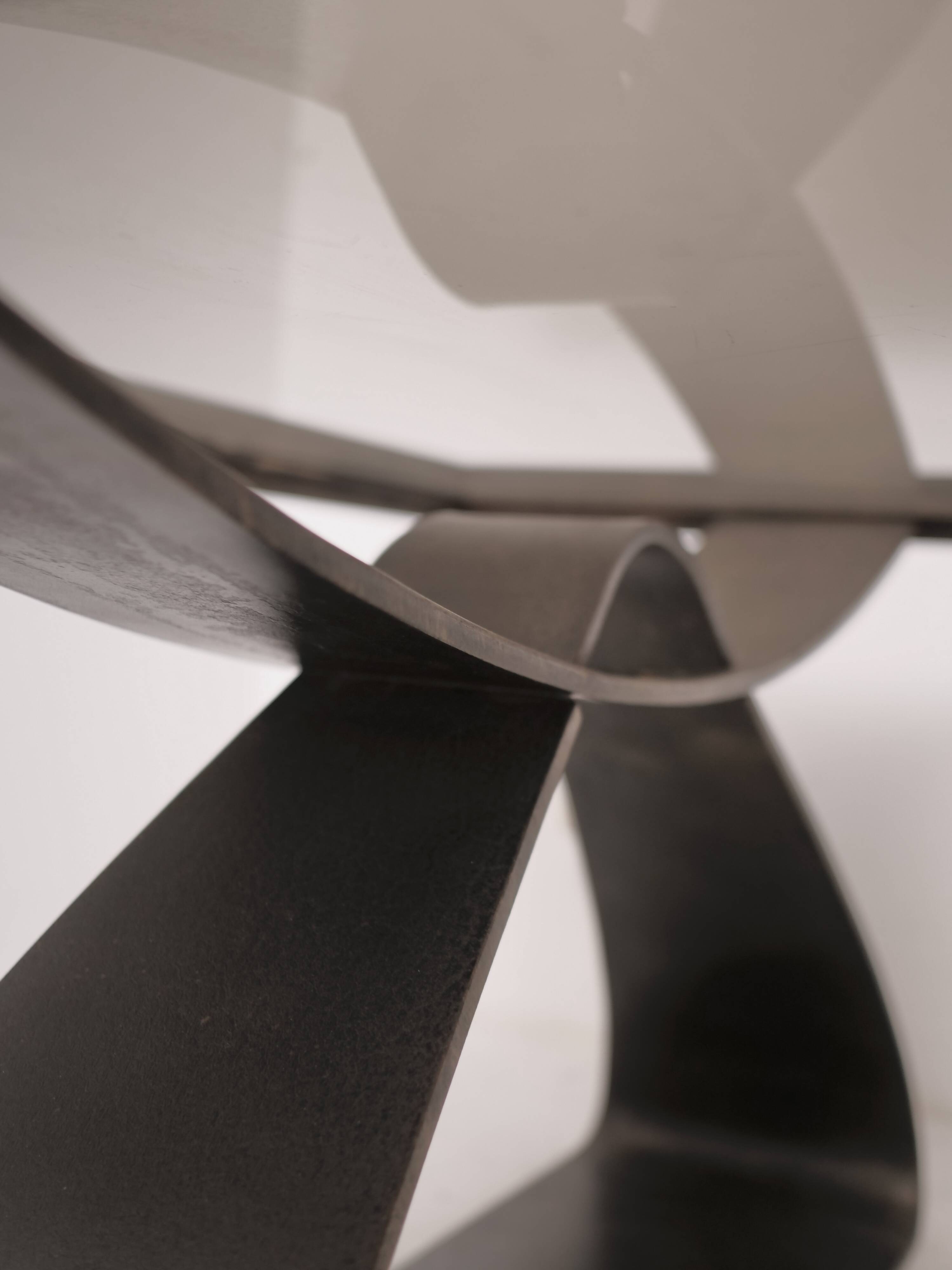 Unique sculptural coffee table 1970