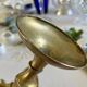 Pair of brass candlesticks