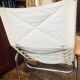 White leather armchair set "Strässle" by Hans Eichenberger, Switzerland 1970.