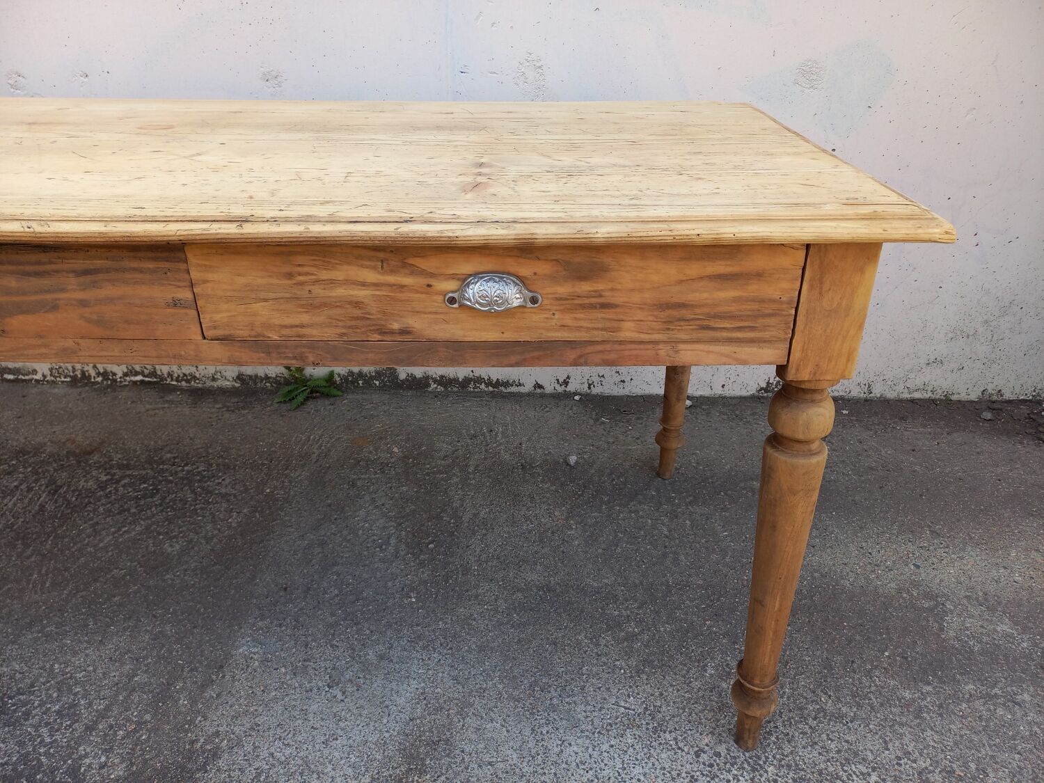 Table de ferme ancienne 200 cm